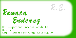 renata endersz business card